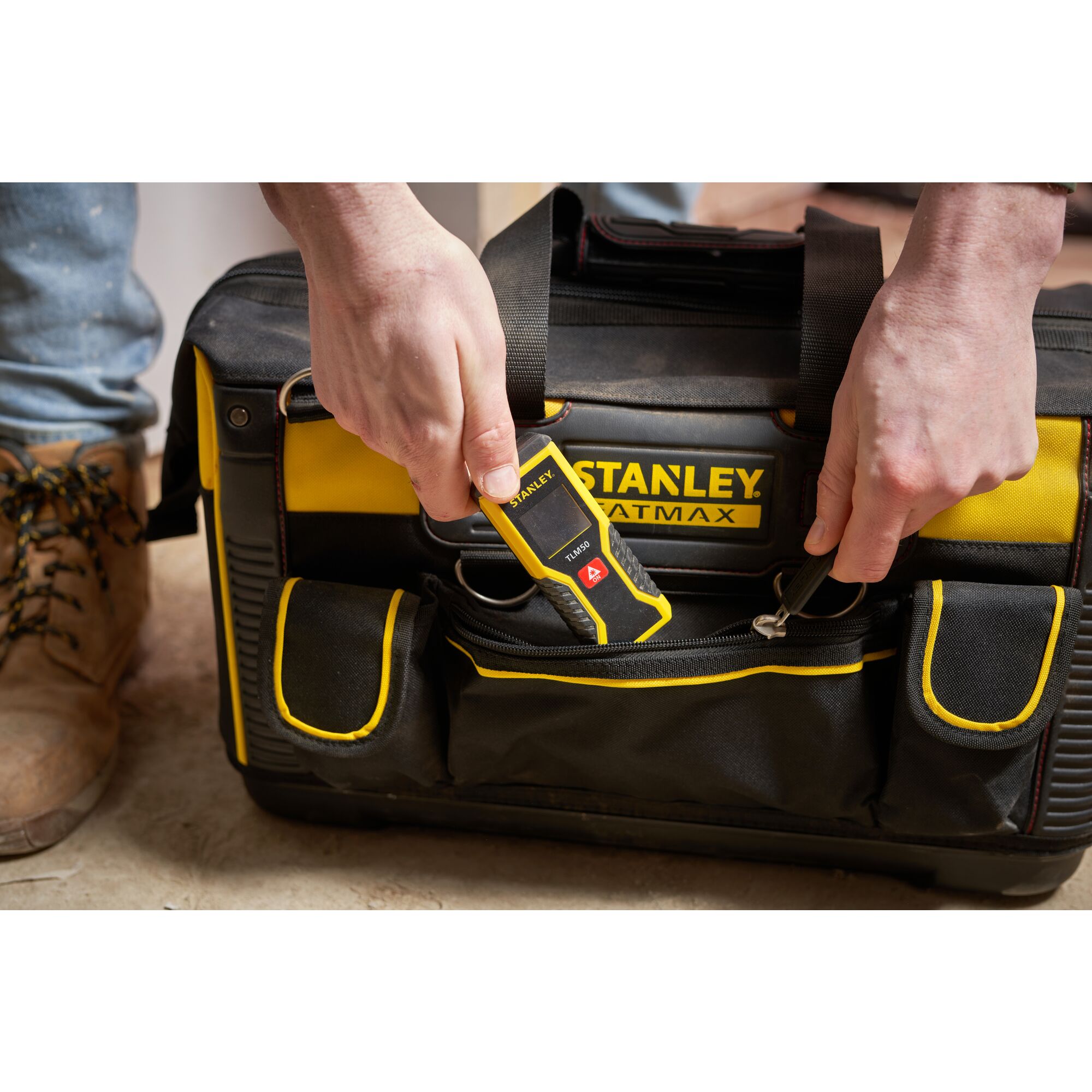 STANLEY FATMAX 20 in. Open Mouth Rigid Tool Bag STANLEY