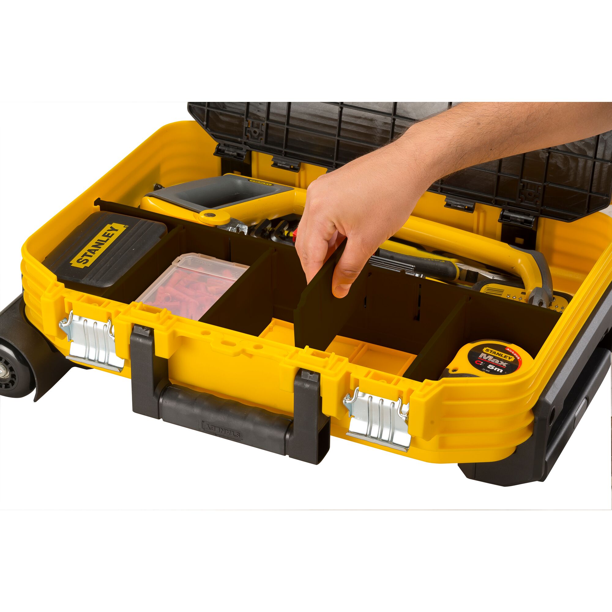 stanley fatmax technician suitcase with trolley