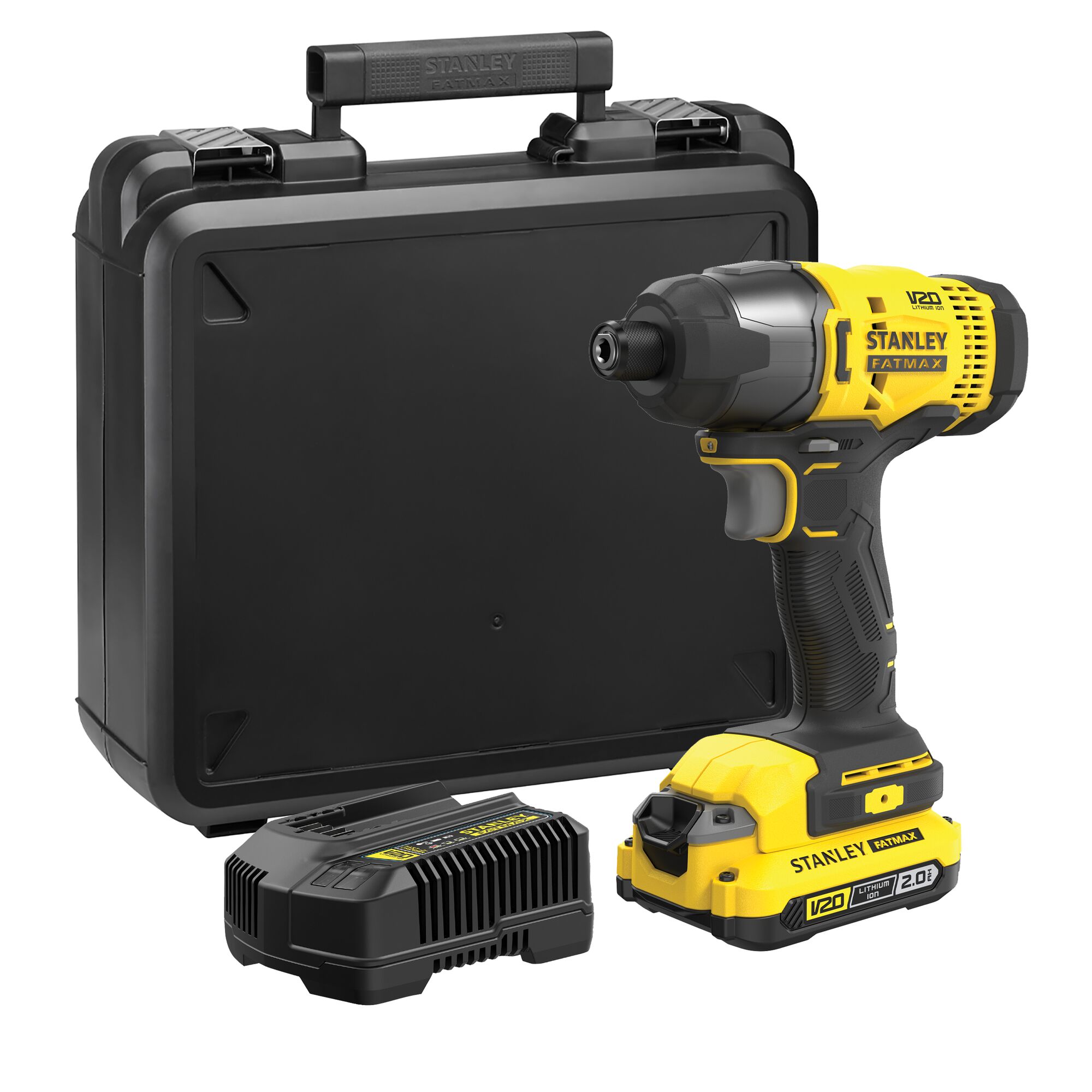 18V STANLEY FATMAX V20 Cordless Impact Driver with 1 x 2.0Ah