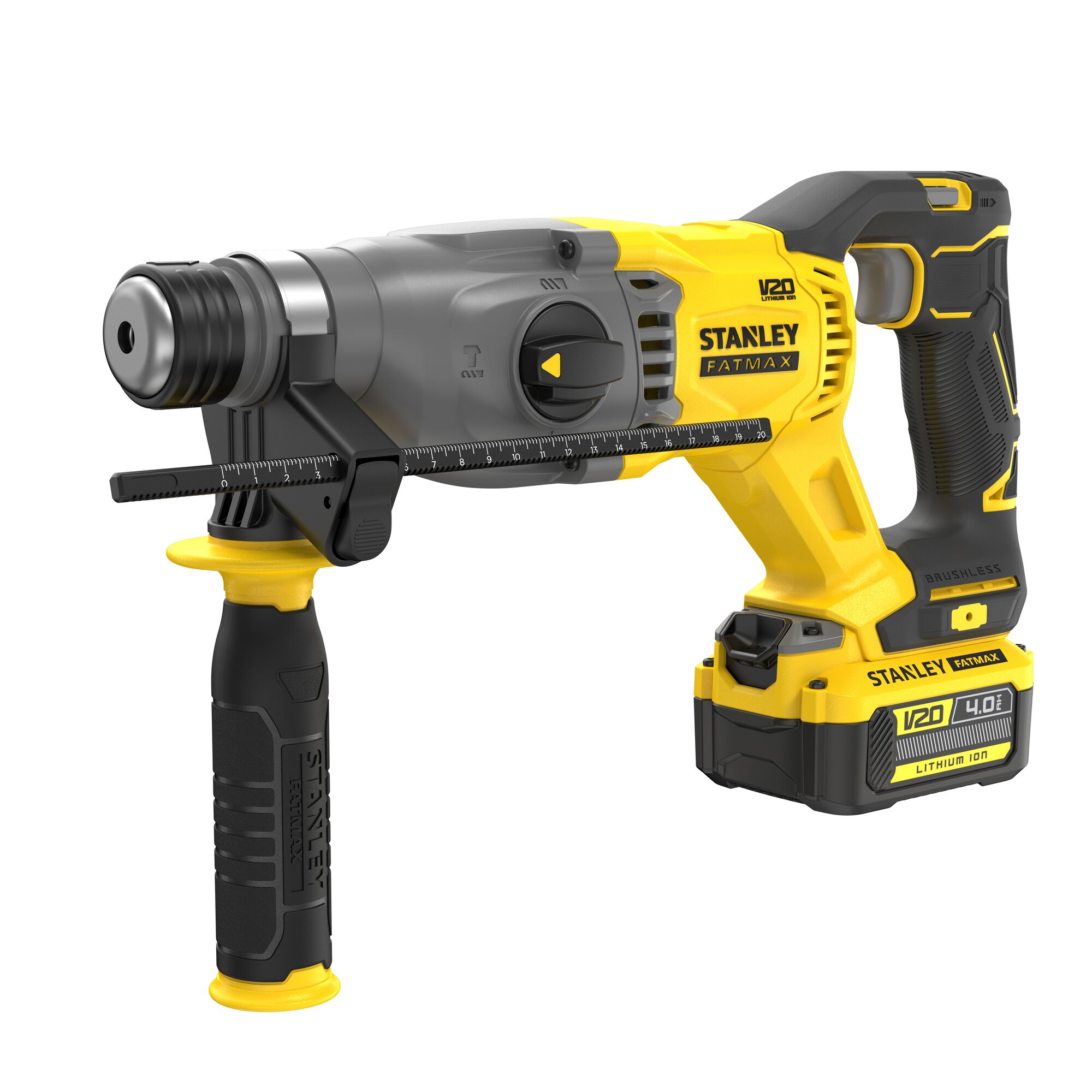 18V STANLEY FATMAX V20 Cordless Brushless SDS Plus Hammer Drill