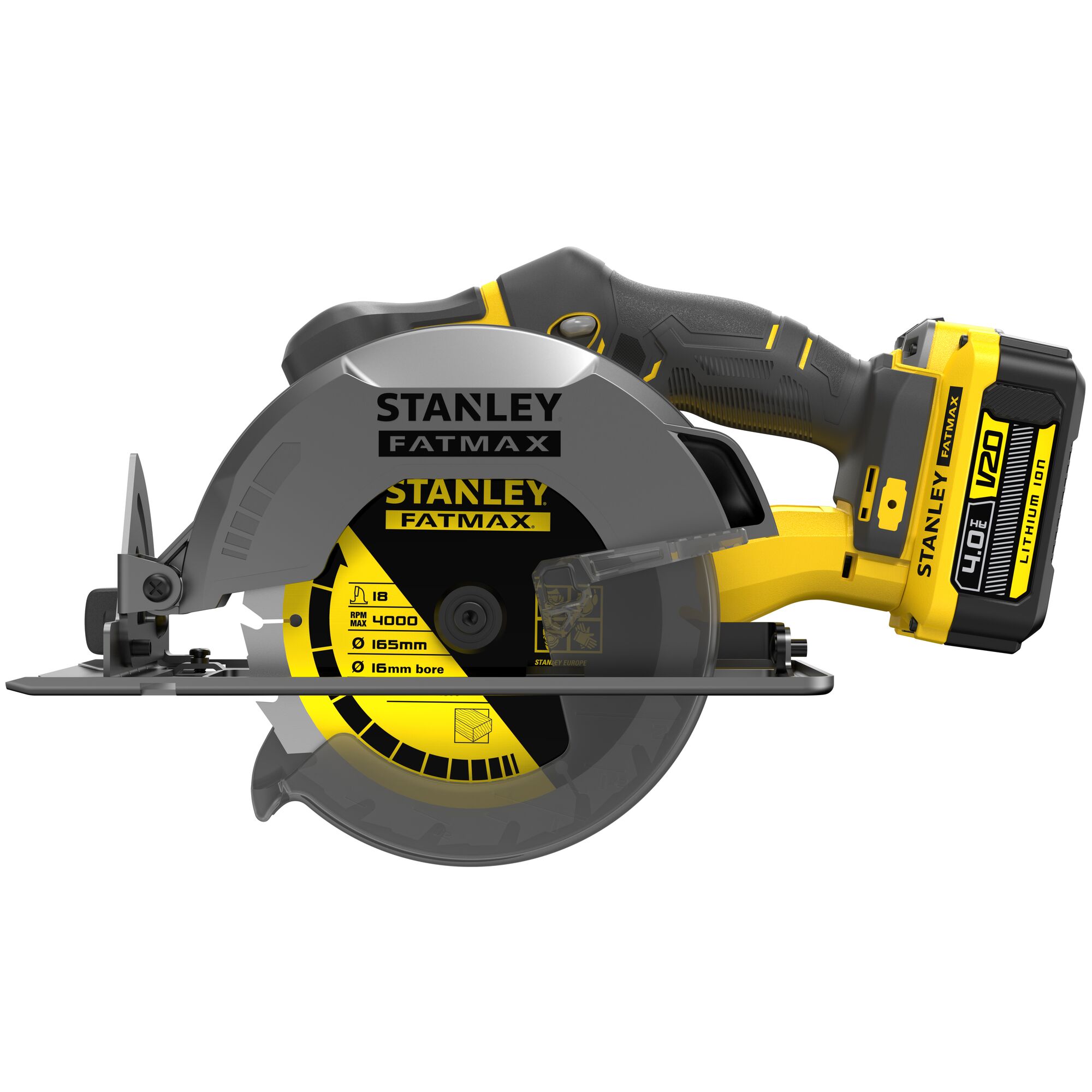 18V STANLEY FATMAX V20 Cordless Circular Saw with 1 x 4.0Ah