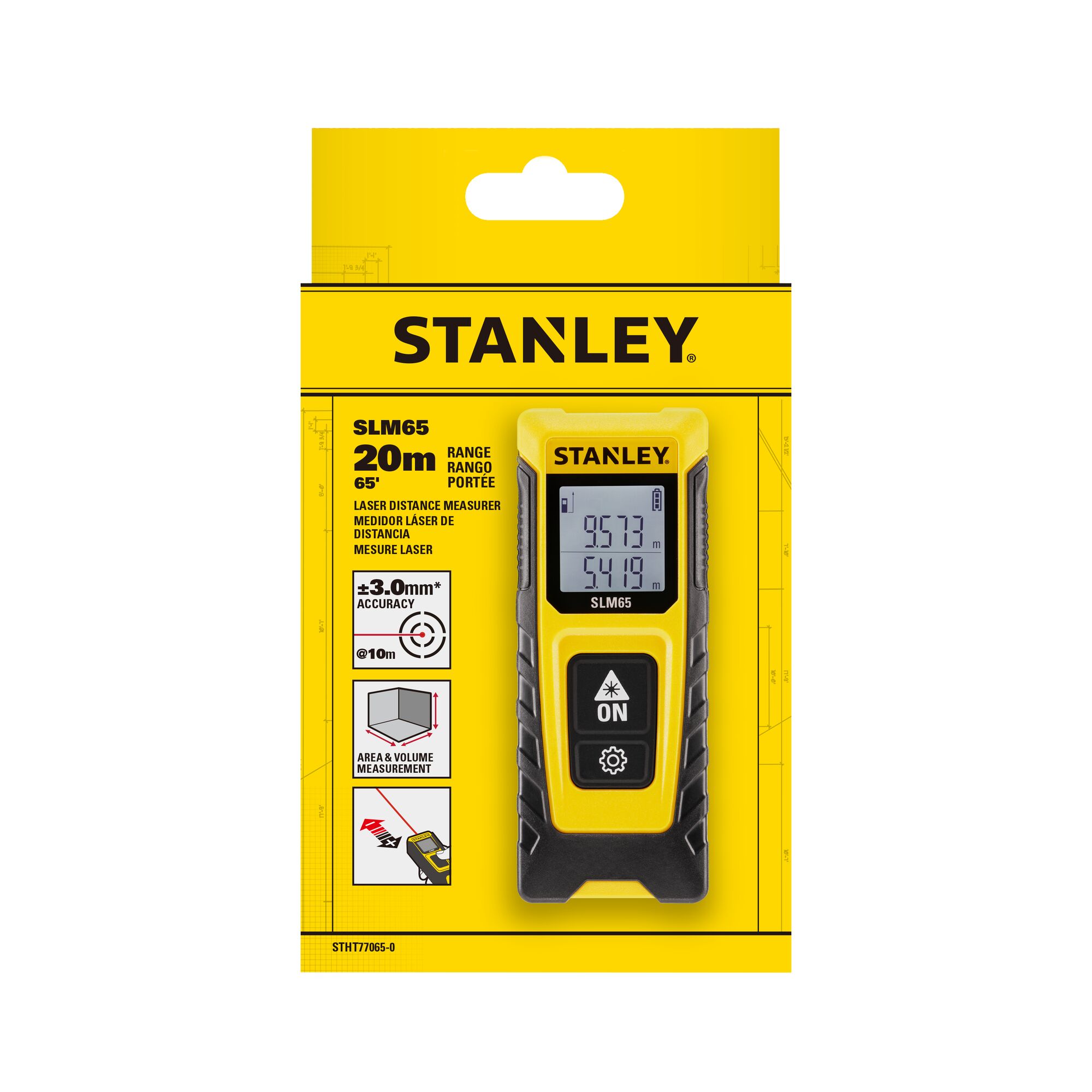 Laser distance outlet measurer